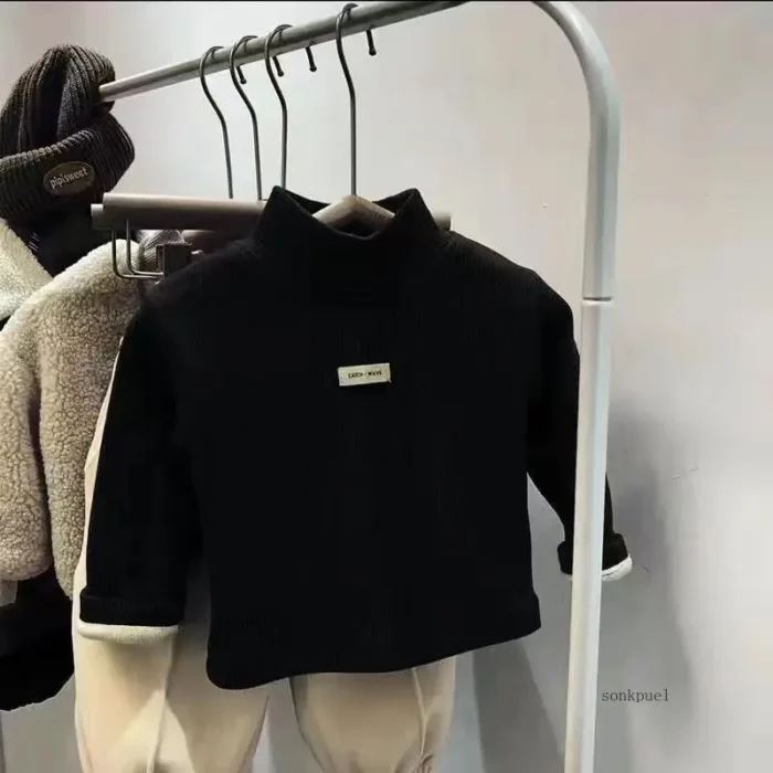 Children's Autumn Winter Half High Neck - Image 4