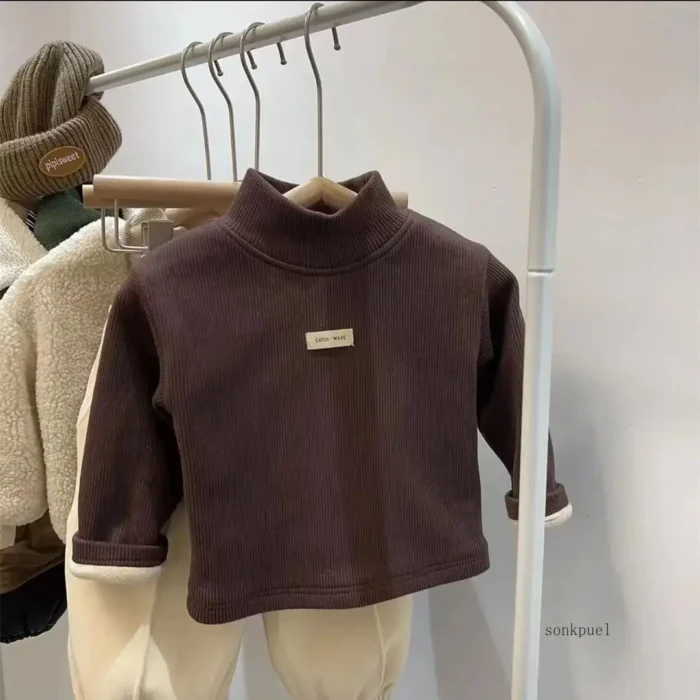 Children's Autumn Winter Half High Neck - Image 3